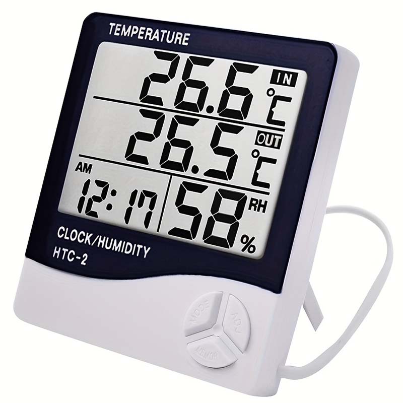 LCD ดิจิตอลเครื่องวัดอุณหภูมิเ - Home Automation Industry บทวิจารณ์และราคา